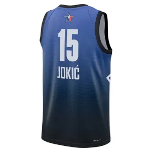 Nike Nikola Jokic 15 Trikot All Star 2023 Swingman Blau Für Herren