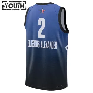 Nike Shai Gilgeous Alexander 2 Trikot All Star 2023 Swingman Blau Für Kinder