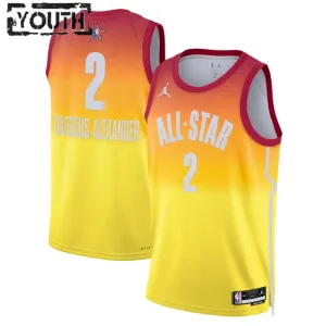 Nike Shai Gilgeous Alexander 2 Trikot All Star 2023 Swingman Orange Für Kinder