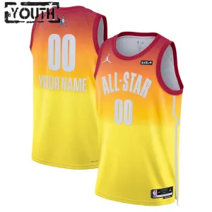 Nike Trikot Personalisiert All Star 2023 Swingman Orange Für Kinder