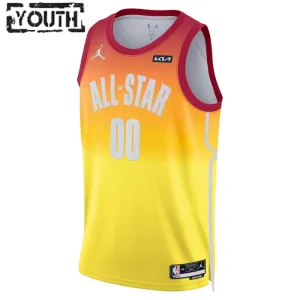 Nike Trikot Personalisiert All Star 2023 Swingman Orange Für Kinder