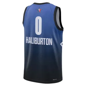 Nike Tyrese Haliburton 0 Trikot All Star 2023 Swingman Blau Für Herren