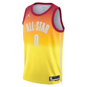 Nike Tyrese Haliburton 0 Trikot All Star 2023 Swingman Orange Für Herren