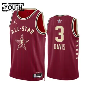 Anthony Davis Trikot All Star 2024 Swingman Rot Für Kinder