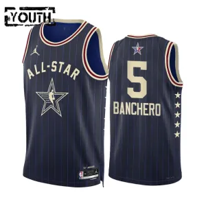 Paolo Banchero Trikot All Star 2024 Swingman Navy Für Kinder