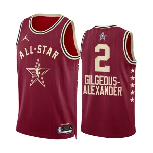 Shai Gilgeous Alexander Trikot All Star 2024 Swingman Rot Für Herren