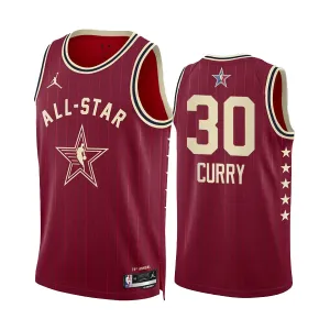 Stephen Curry Trikot All Star 2024 Swingman Rot Für Herren