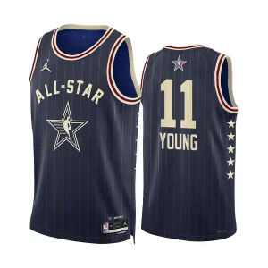 Trae Young Trikot All Star 2024 Swingman Navy Für Herren