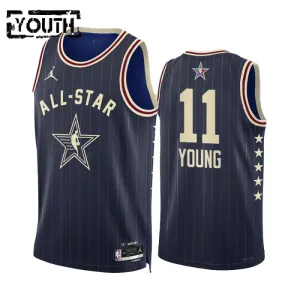 Trae Young Trikot All Star 2024 Swingman Navy Für Kinder