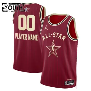 Trikot Personalisiert All Star 2024 Swingman Rot Für Kinder