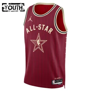 Trikot Personalisiert All Star 2024 Swingman Rot Für Kinder