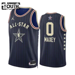 Tyrese Maxey Trikot All Star 2024 Swingman Navy Für Kinder