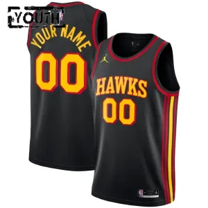 Jordan Atlanta Hawks Trikot Personalisiert Statement Edition Swingman Schwarz Für Kinder