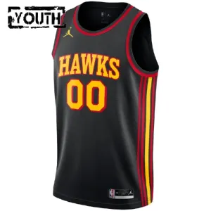 Jordan Atlanta Hawks Trikot Personalisiert Statement Edition Swingman Schwarz Für Kinder
