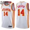 Nike Atlanta Hawks AJ Griffin 14 Trikot Association Edition Swingman Weiß Für Kinder