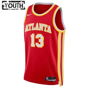 Nike Atlanta Hawks Bogdan Bogdanovic 13 Trikot Icon Edition Swingman Rot Für Kinder