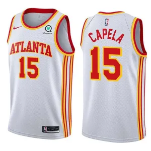 Nike Atlanta Hawks Clint Capela 15 Trikot Association Edition Swingman Weiß Für Herren