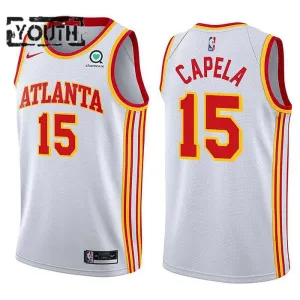 Nike Atlanta Hawks Clint Capela 15 Trikot Association Edition Swingman Weiß Für Kinder