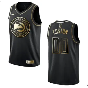 Nike Atlanta Hawks Golden Edition Trikot Personalisiert Swingman Schwarz Für Herren Nike Atlanta Hawks Golden Edition Trikot Personalisiert Swingman Schwarz Für Herren