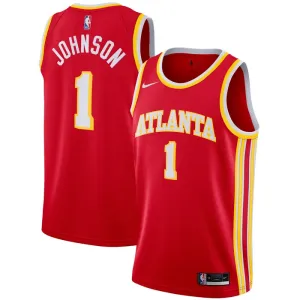 Nike Atlanta Hawks Jalen Johnson 1 Trikot Icon Edition Swingman Rot Für Herren