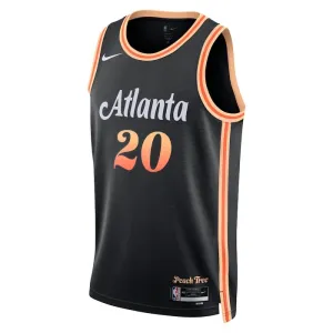 Nike Atlanta Hawks John Collins 20 Trikot City Edition 22/23 Swingman Schwarz Für Herren
