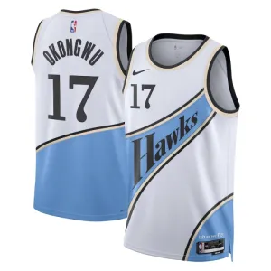 Nike Atlanta Hawks onyeka Okongwu Trikot City Edition 24/25 Swingman Weiß Für Herren