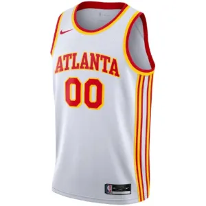 Nike Atlanta Hawks Trikot Personalisiert Association Edition Swingman Weiß Für Herren