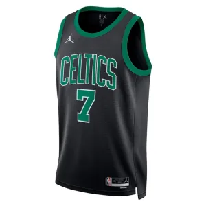 Jordan Boston Celtics Jaylen Brown 7 Trikot Statement Edition Swingman Grün Für Herren