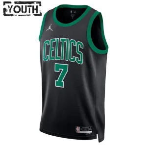 Jordan Boston Celtics Jaylen Brown 7 Trikot Statement Edition Swingman Grün Für Kinder