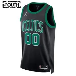 Jordan Boston Celtics Trikot Personalisiert Statement Edition Swingman Schwarz Für Kinder