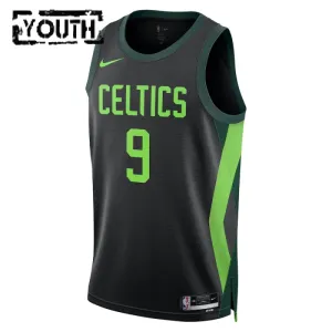 Nike Boston Celtics Derrick White Trikot City Edition 24/25 Swingman Schwarz Für Kinder