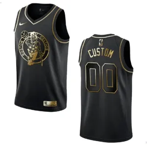 Nike Boston Celtics Golden Edition Trikot Personalisiert Swingman Schwarz Für Herren Nike Boston Celtics Golden Edition Trikot Personalisiert Swingman Schwarz Für Herren