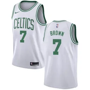 Nike Boston Celtics Jaylen Brown 7 Trikot Association Edition Swingman Weiß Für Herren