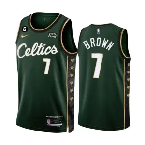 Nike Boston Celtics Jaylen Brown 7 Trikot City Edition 22/23 Swingman Grün Für Herren Nike Boston Celtics Jaylen Brown 7 Trikot City Edition 22/23 Swingman Grün Für Herren