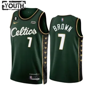 Nike Boston Celtics Jaylen Brown 7 Trikot City Edition 22/23 Swingman Grün Für Kinder Nike Boston Celtics Jaylen Brown 7 Trikot City Edition 22/23 Swingman Grün Für Kinder