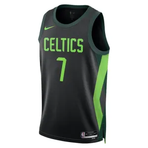 Nike Boston Celtics Jaylen Brown Trikot City Edition 24/25 Swingman Schwarz Für Herren
