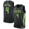 Nike Boston Celtics Jrue Holiday Trikot City Edition 24/25 Swingman Schwarz Für Herren