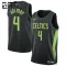 Nike Boston Celtics Jrue Holiday Trikot City Edition 24/25 Swingman Schwarz Für Kinder