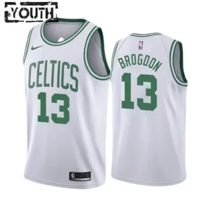 Nike Boston Celtics Malcolm Brogdon 13 Trikot Association Edition Swingman Weiß Für Kinder