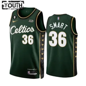 Nike Boston Celtics Marcus Smart 36 Trikot City Edition 22/23 Swingman Grün Für Kinder Nike Boston Celtics Marcus Smart 36 Trikot City Edition 22/23 Swingman Grün Für Kinder