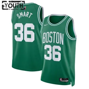 Nike Boston Celtics Marcus Smart 36 Trikot Icon Edition Swingman Kelly Grün Für Kinder