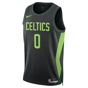 Nike Boston Celtics Tatum Trikot City Edition 24/25 Swingman Schwarz Für Herren