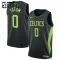 Nike Boston Celtics Tatum Trikot City Edition 24/25 Swingman Schwarz Für Kinder