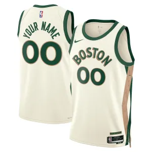 Nike Boston Celtics Trikot Personalisiert City Edition 23/24 Swingman Weiß Für Herren