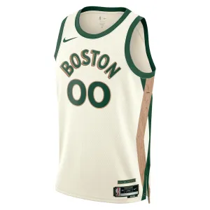 Nike Boston Celtics Trikot Personalisiert City Edition 23/24 Swingman Weiß Für Herren