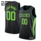 Nike Boston Celtics Trikot Personalisiert City Edition 24/25 Swingman Schwarz Für Kinder