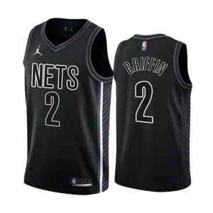 Brooklyn Nets Blake Griffin 2 Trikot Statement Edition Swingman Schwarz Für Herren