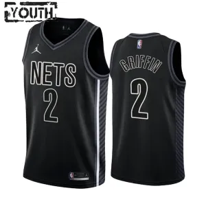 Brooklyn Nets Blake Griffin 2 Trikot Statement Edition Swingman Schwarz Für Kinder