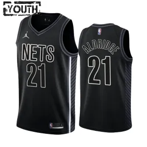 Brooklyn Nets Lamarcus Aldridge 21 Trikot Statement Edition Swingman Schwarz Für Kinder