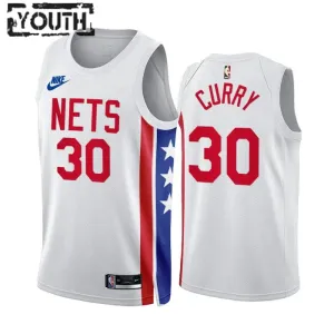Brooklyn Nets Seth Curry 30 Trikot Classic Edition 22/23 Swingman Weiß Für Kinder